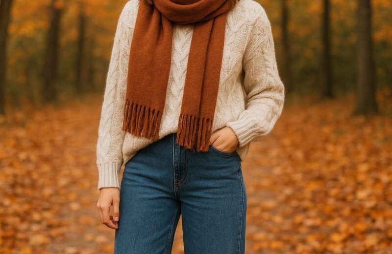Slojevito oblačenje i metalik detalji uz široke farmerke donose udobnost, stil i avangardni boho izgled.